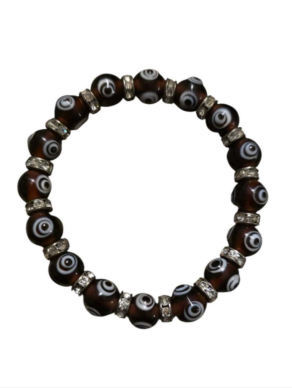 Evil Eye Beaded Stretch Bracelet - Picture 2 of 2